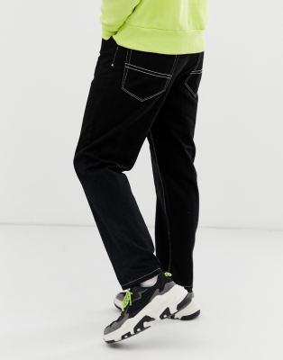 mens black skater jeans