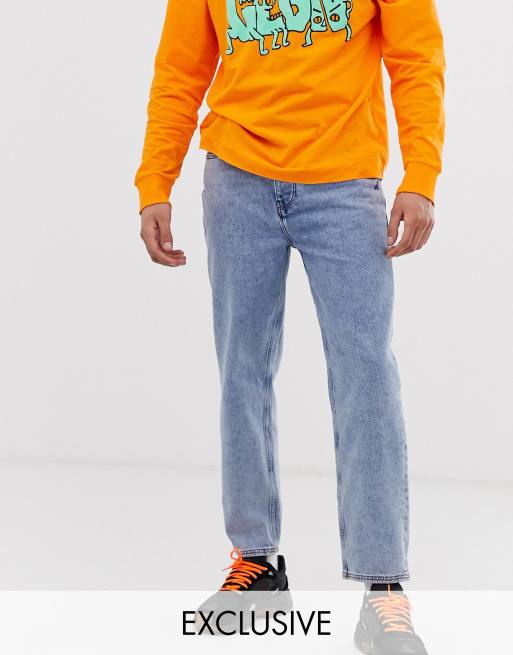 COLLUSION x004 – Skaterjeans in heller Vintage-Waschung