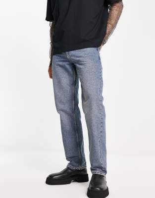 Collusion X005 90s Straight Leg Jeans In Blue