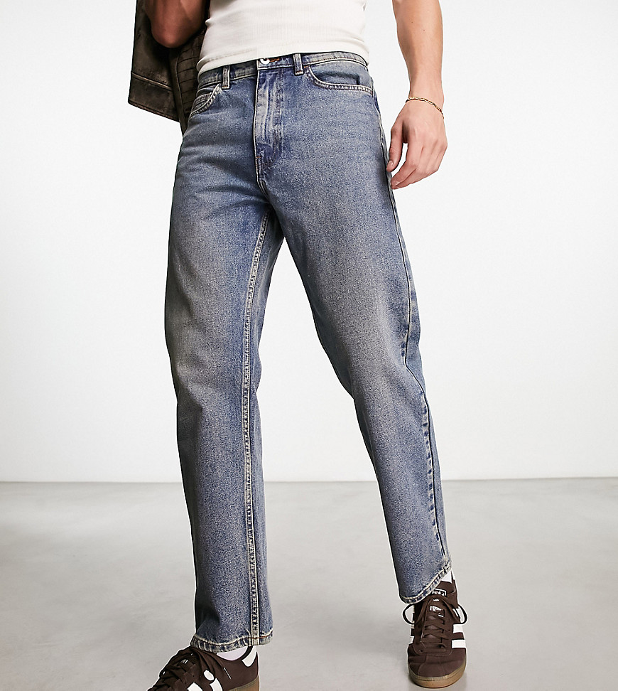 Collusion X005 90s Straight Leg Jeans In Blue