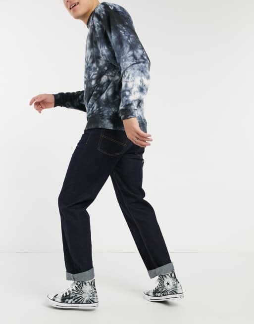 COLLUSION x005 90s straight leg jeans in raw wash, 2 of 4