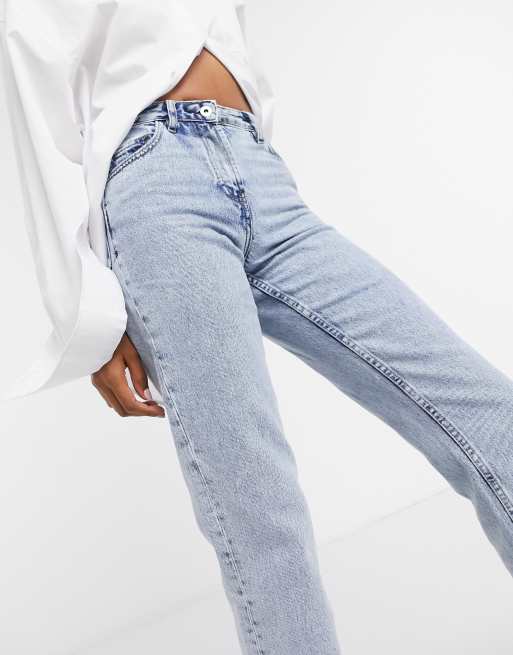 COLLUSION x005 90s straight leg jeans in washed blue