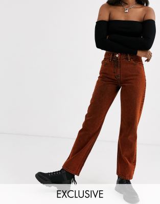 asos red jeans