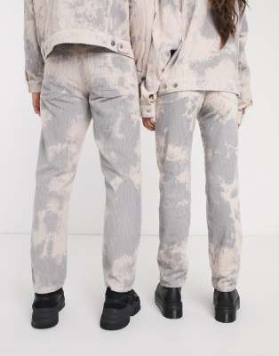 grey bleached jeans