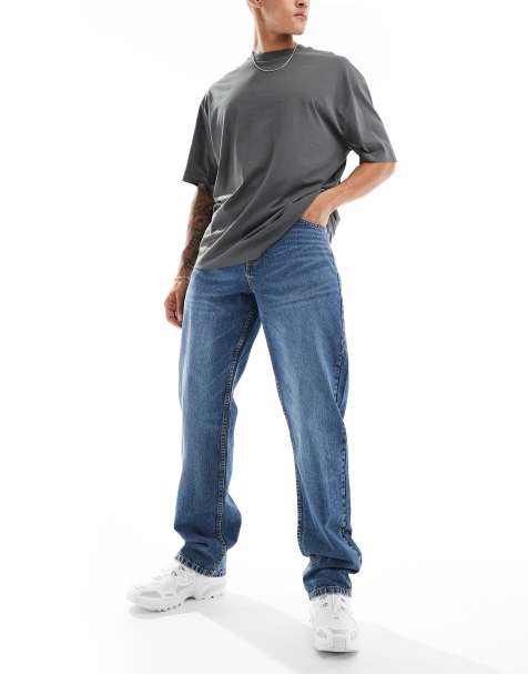 COLLUSION X005 straight leg jean in midwash blue - view 1
