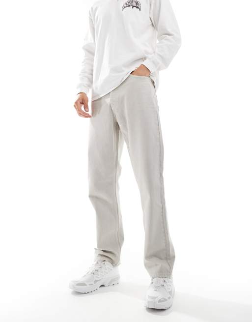 COLLUSION X005 straight leg straight leg jeans in stone