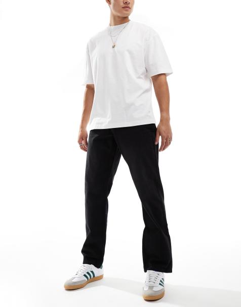 COLLUSION X005 straight leg straight leg jeans in washed black - BLACK - view 1