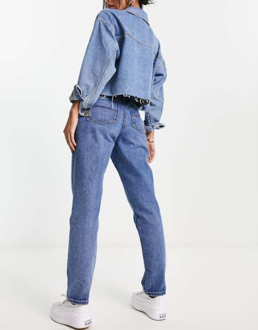 Asos collusion hot sale mom jeans