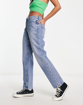 COLLUSION x006 mom jeans in blue - ASOS Price Checker