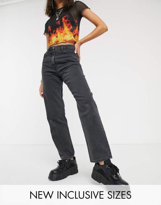 Black mom jeans store asos