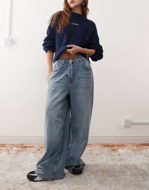 COLLUSION X007 XL baggy jeans in light wash - view 1