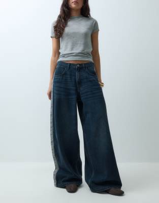 Collusion X007 Xl Baggy Low Rise Jean In Multi