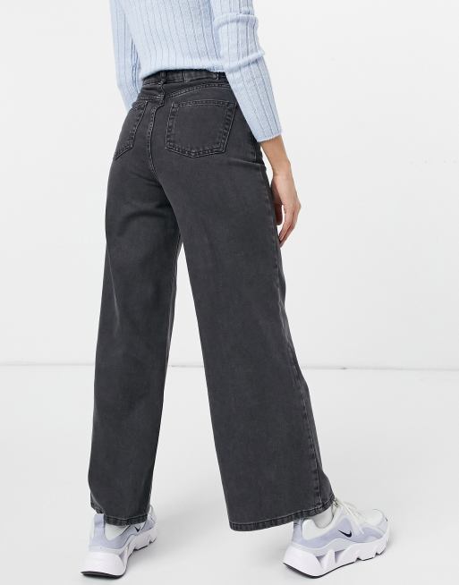 COLLUSION – x008 – Jeans im Stil der 90er in verwaschenem Schwarz mit weitem Bein, 2 von 4