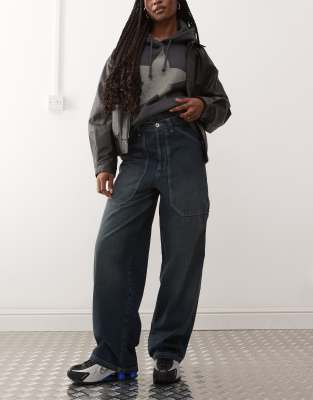 X008 skater jeans in darkwash-Blue