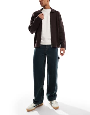 X011 - Carpenter-Jeans in Dunkelblau Blau W28