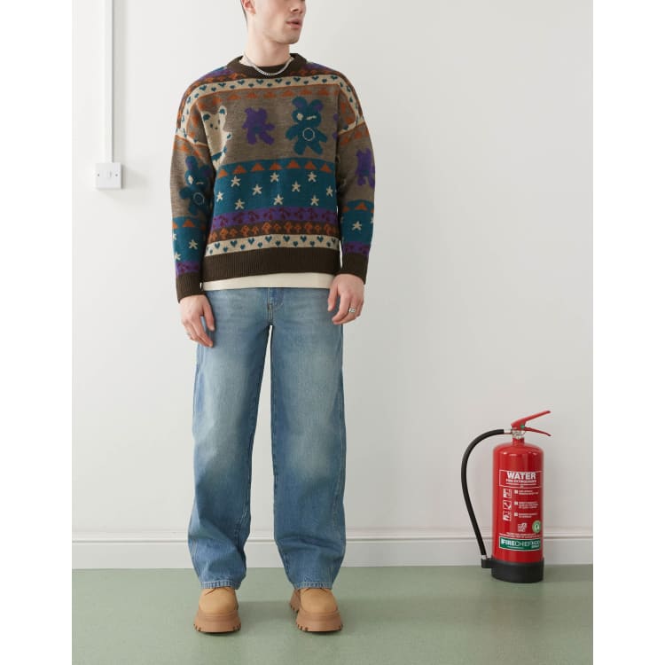【KOOLOSET】Back Patch Carpenter Balloon Denim cut-off big pocket denim balloon pt - PEARCLAN | 60% - Asian