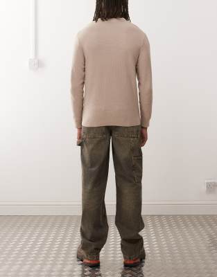 Collusion X011 Carpenter Mid Rise Jeans In Green