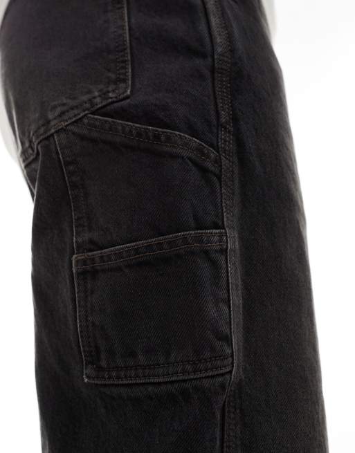 COLLUSION - X011 - Jeans color nero slavato, 5 di 5