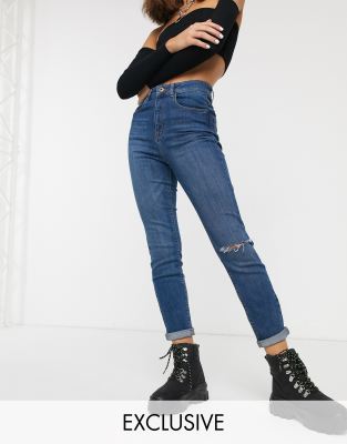 collusion slim mom jeans