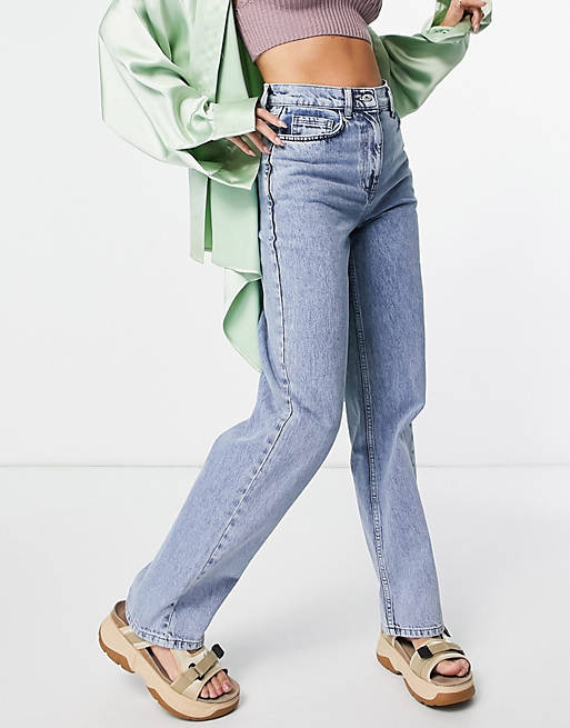 Jeans COLLUSION x014 90s baggy dad jeans with back lace up detail 