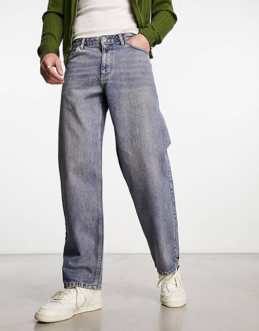 COLLUSION x014 90s baggy jeans in vintage blue | ASOS