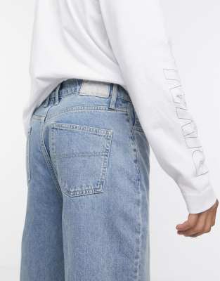 collusion x014 90s baggy jeans in vintage blue