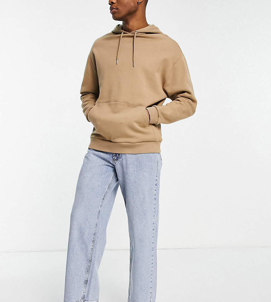 COLLUSION x014 extreme baggy dad jeans in stone wash blue