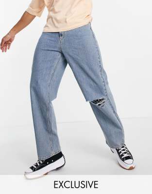 Solada Jeans Baggy a Palloncino Regular Fit Donna Taglia L 