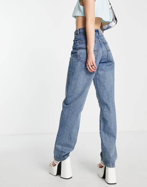 COLLUSION Plus x014 90s baggy dad jeans in blue vintage wash