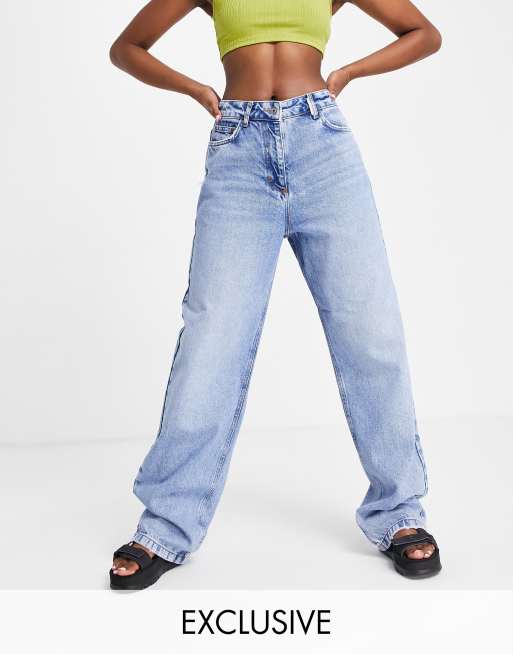 COLLUSION x015 anti fit jeans in washed blue | ASOS