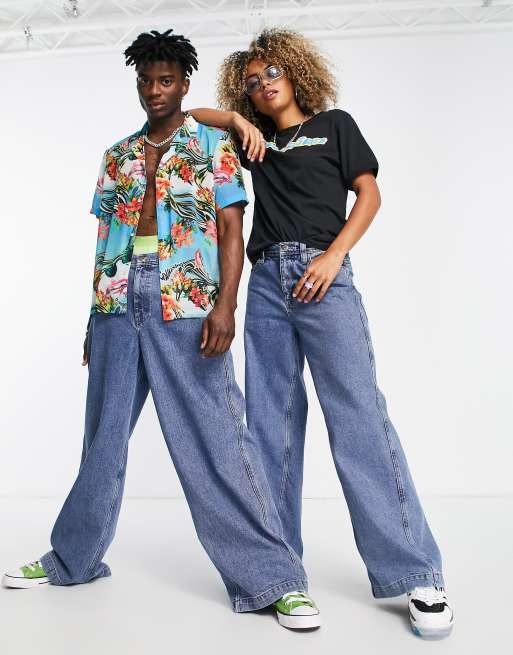 Wide leg 2025 skater jeans