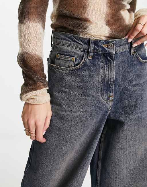 COLLUSION - x023 - Jeans ultra larghi lavaggio effetto sporco, 3 di 5