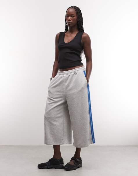 COLLUSION xl baggy ankle grazer shorts in grey marl - view 1
