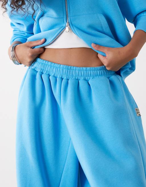 COLLUSION XL baggy jogger co-ord in blue, 3 of 5