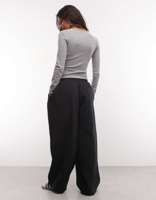 COLLUSION xl baggy jogger in black co-ord, 5 of 5