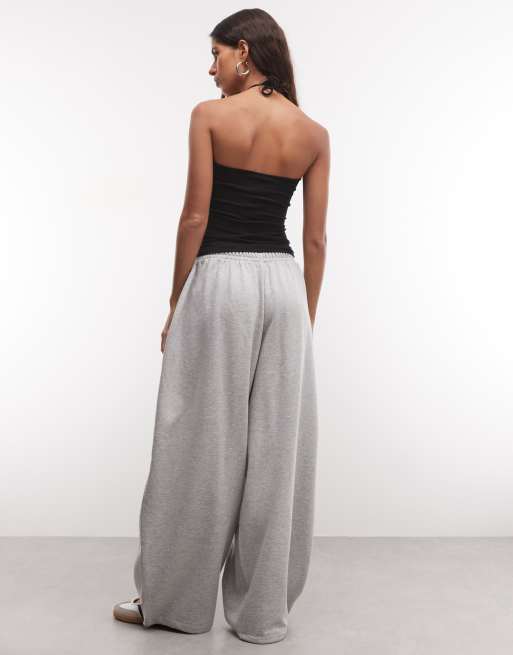 COLLUSION xl baggy jogger in grey marl co-ord, 5 of 5