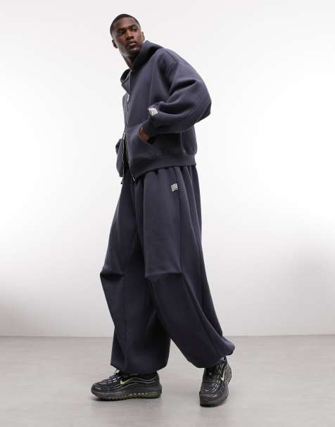 COLLUSION XL baggy jogger in navy - view 1