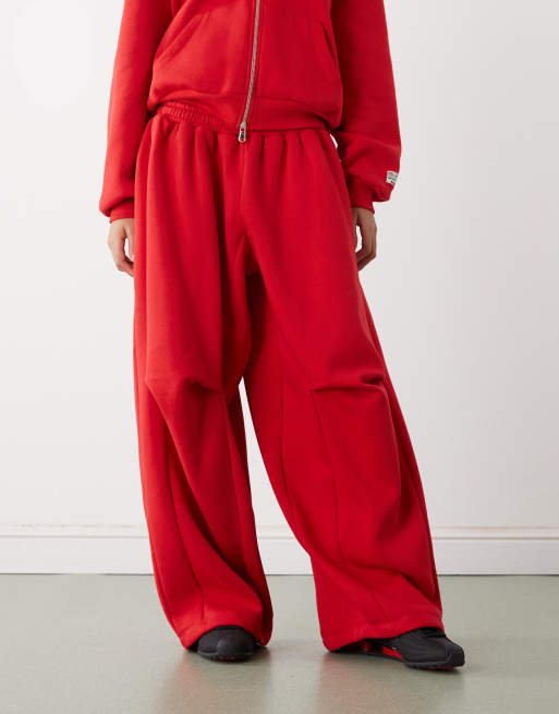 COLLUSION XL Baggy Jogger in red, 2 of 5
