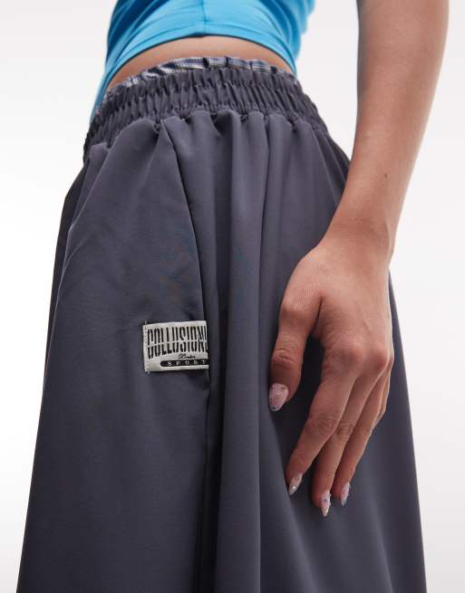 COLLUSION - XL baggy nylon boxer-joggingbroek, 4 van 5