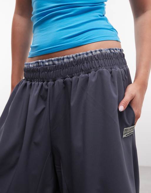 COLLUSION XL baggy nylon boxer short jogger, 5 of 5
