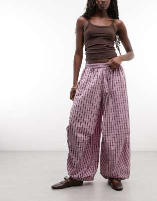 Collusion Xl Baggy Pants In Pink