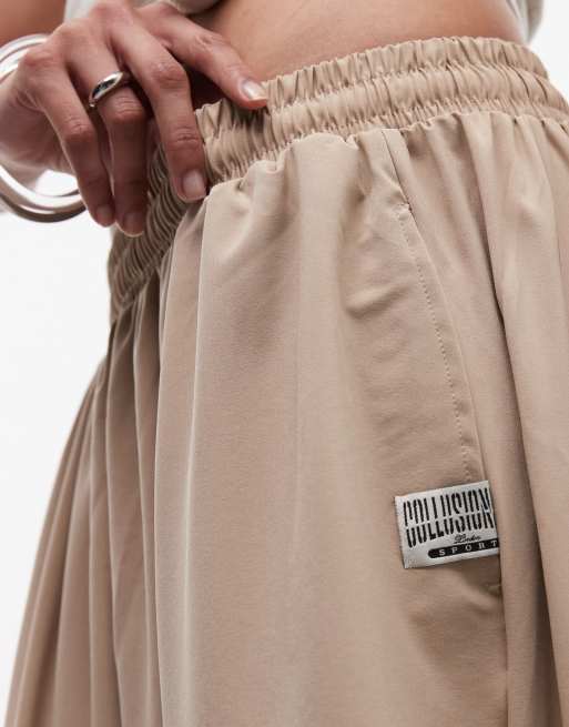 COLLUSION - XL baggy sport-joggingbroek in stone, 3 van 5