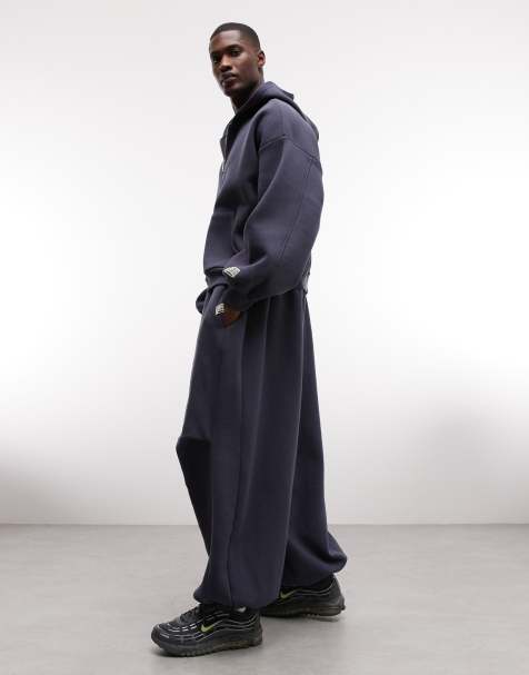 COLLUSION XL baggy sweatpants in navy - view 1