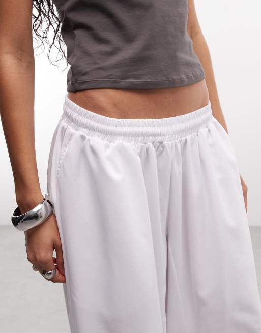 COLLUSION XL baggy sweatpants in white, 3 of 5