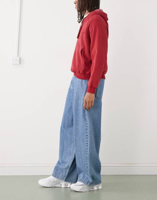 COLLUSION XL balloon jean in light blue wash , 3 of 5