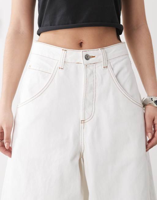 COLLUSION XL balloon jeans in ecru | ASOS