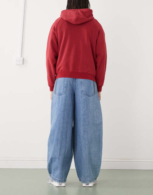 COLLUSION XL balloon jeans in light blue wash