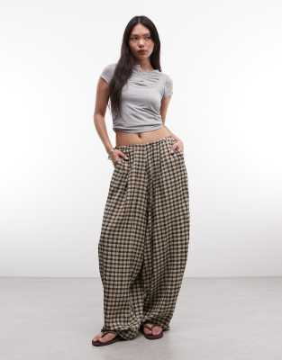 Collusion Xl Balloon Leg Pants In Gray