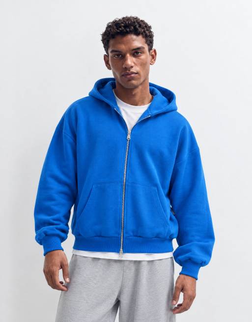 COLLUSION Zip-Hoodie in Kobaltblau, 9 von 10