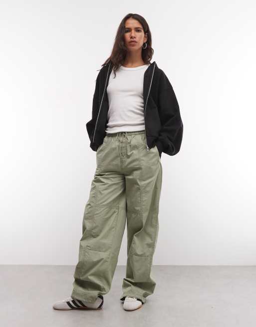 COLLUSION zip through boxy hoodie in black, 2 of 4